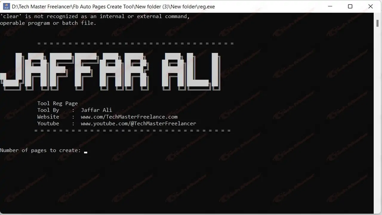 Facebook Unlimited Pages Create Software