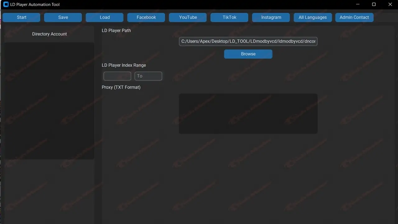 LD Player Automation Tool – Complete Automated Solution for Facebook, YouTube, TikTok & Instagram